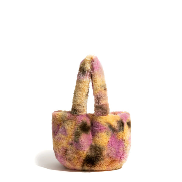 Borsa hobo soffice in pelliccia sintetica